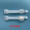Los fabricantes de Yuexing suministran caja de cartón con asa de plástico de una sola pieza, hebilla de plástico portátil de una sola pieza, hebilla de caja de una sola pieza