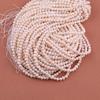 Hilo de algodón con perlas de agua dulce naturales, cuentas sueltas, bricolaje, hecho a mano, pulsera, collar, anillo, joyería, accesorios