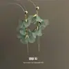 Pendientes de Flor con Borlas de Malla Morada para Mujer, Pendientes Largos, Pendientes Exagerados, Pendientes de Lujo Ligero de Verano Transfronterizos