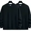 Camiseta de manga larga con capucha para hombre, sudadera primavera/otoño 2026, capa base para hombre, capa base para hombre de cuello redondo