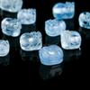 Jingdian Jewelry Natural Aquamarine Pixiu tamanho pequeno Acessórios de Escultura DIY Único Furo Passante Acessórios de Cristal Semiacabados