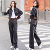 Trajes Casuales de Jeans Europeos de Alta Gama para Mujer Primavera y Otoño 2024 Nueva Moda Conjunto Completo a Juego de Lujo Ligero