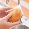Cepillo de limpieza de frutas con funda para el dedo, cepillo curvo para limpiar frutas y verduras, cepillo multiusos para limpiar ranuras, cepillo de cocina para patatas, herramienta de limpieza para frutas y verduras