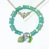 Pulsera Joyería Estilo Nacional, Pulsera Flor de Lirio del Valle Estilo Chino, Cuentas de Buda Tapa de Leche, Pulsera Flor Explosión, Cuentas Redondas de 10 mm, Pulsera de Perlas de Imitación