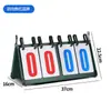 Placar pode virar bilhar futebol badminton placar de jogo placar de jogo placar de jogo portátil flip card de placar competição crianças