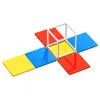 Modelo Demonstrador de Cuboide Cubo Cuboide Especial Estrutura de Cuboide Comprimento da Aresta e Área de Superfície Destacável