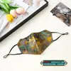 Mascarilla de Seda Hilo Xiangyun Cuatro Estaciones Estampada Doble Capa Esquina del Ojo Correa para la Oreja Ajustable Protección Facial Estilo Occidental de Alta Gama