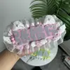 Ju Jingyi y Hou Mingyi Colgante Terminado Reflectante DIY para Fans Mercancía de Celebridades Texto Creativo Nombre Fieltro Lindo