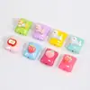 Acrílico Cuadrado Dulces de Fruta Cuentas Sueltas Cuentas con Agujero Cadena para Teléfono Móvil Llavero Collar Accesorios para Joyería DIY Venta al por Mayor