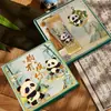Marcadores Metálicos Culturales y Creativos, Caja de Regalo de Lujo Estilo Chino con Estampado Dorado para Regreso a Clases, Exquisitos Marcadores, Set de Regalo para Maestros y Compañeros