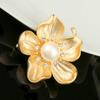 Moda Europeia e Americana Retrô Broche Mate com Flor Embutida Corsage Feminino Simples e Elegante Acessórios para Terno Venda por Atacado em Estoque