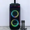 Novo Alto-falante de Palco Integrado Duplo de 8 polegadas Luzes Coloridas RGB Alto Potência Alto-falante Móvel SP-260416-3