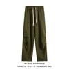 Pantalones Rectos Casuales para Hombre 2025 Nuevo Estilo Holgados Rectos Casuales para Hombre Verano Dipper Pierna Ancha Distintivo Abertura Pantalones Largos