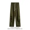 Pantalones Acampanados de Diseño Único para Hombre con Estilo Americano de Calle, Pantalones Casuales de Streetwear de Moda