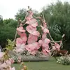Estilo dulce francés, flores rosas grandes para decoración de bodas, flores de seda, accesorios hechos a mano, flores artificiales para decoración de bodas, venta al por mayor