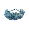 Europeu e Americano Nova Noiva Dama de Honra Vestido de Noiva Cabelo Aro Luz Luxo Mulheres Simulação Red Rose Headband Headwear