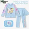 Nuevo Modelo 2025 Traje de Baño Infantil para Niñas, Dos Piezas de Manga Larga y Pantalón Largo, Secado Rápido, Protección Solar para Niños Mayores