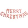 Traje de letra navideña de 16 pulgadas Decoración para fiesta de Feliz Navidad Globo de papel de aluminio navideño al por mayor