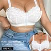 Sujetador de Tallas Grandes para Busto Grande de Comercio Exterior Transfronterizo, Sujetador con Cierre Frontal Push-Up Anticaída para Mujer, Disponible en Múltiples Colores