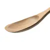 Juego de Cuchara y Espátula de Madera de Haya Maciza, Sin Pintar ni Encerar, Utensilios de Cocina Saludables, Espátula de Madera y Cuchara para Sopa de Cocina al por Mayor