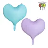 Globos de Aluminio Corazón Melocotón Mate de 20 pulgadas Día de San Valentín Confesión Fiesta de Compromiso Decoración de Cumpleaños Decoración de Escena Venta al por Mayor