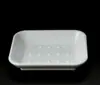 Plástico Acrílico Imitação Porcelana Suprimentos para Hotel Formato de Concha Redondo Porta Sabonete Pequeno Sabonete Suporte para Sabonete Hotel