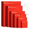 [Personalização de Fábrica] Papel Xuan Vermelho para Recorte de Papel, A3 para Decorações de Janela, Papel Vermelho A4, Papel Xuan Vermelho Brilhante Feito à Mão