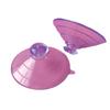 Ventosa de PVC transparente engrosada de fábrica ventosa de vacío cabeza de hongo plástico ventosa grande 50 mm cabeza redonda rosca ventosa para casco