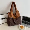 Bolso de Hombro Plegable, Bolso de Compras Casual con Cremallera de Gran Capacidad, Bolso de Mano Tote Versátil Nuevo para Viajes Transfronterizos