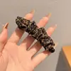 Pinza grande para el pelo estilo coreano para mujer, pinza banana para coleta alta, suave y elegante, lindo accesorio para el cabello