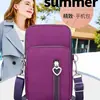 Bolsa para Celular de Tela Grande Bolsa Transversal Feminina Mini Bolsa Pequena Primavera e Verão Embalagem Bolsa para Celular Bolsa de Tecido com Alça Carteira de Moedas Portátil