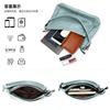 Bolso de Hombro Transfronterizo de Moda Nueva de Piel de Vaca de Primera Capa, Bolso de Axila de Cuero Genuino, Bolso Cruzado Grande de Capacidad para Mujer