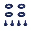 Accesorios para Motocicleta Adecuados para la Nueva Harley Road Glider Tornillos de Aleación de Aluminio, Equipados con Instalación para Parabrisas, Disponibles en Múltiples Colores