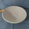 Placas Lisas de Cerâmica, Placas Lisas de Argila Branca Alta, Pratos de Frutas, Pratos de Pratos Frios, Pratos de Peixe, Pratos Lisos, Jingdezhen