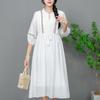 Vestido estilo étnico verão novo Yunnan Qinghai Xinjiang Sanya Tailândia praia deserto foto vestido