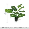 Planta Verde de Simulación Planta En Maceta Pequeña Espalda de Tortuga Planta En Maceta de Escritorio Planta Verde Pequeña Flor Falsa Decoración Planta Verde Flor Falsa de Plástico Planta de Simulación