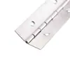 Bisagra larga de acero inoxidable 1 pulgada 1.2 pulgadas 1.5 pulgadas bisagra de fila para puerta de gabinete de piano bisagra larga para tapa de caja de luz bisagra