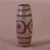 Pulseira de Contas Dzi de Ágata Natural Nove Olhos, Contas Soltas, Três Olhos, Vários Estilos, Acessórios de Pulseira Estilo Étnico Vintage