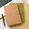 Cuaderno Se Puede Imprimir con Logo Hebilla Magnética Simple Libro de Registro para Reuniones de Oficina Libro de Bolígrafos para Negocios al por Mayor Imitación de Cuero PU