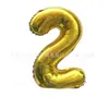 Globos Digitales Versión Americana de 32 pulgadas Globos de Película de Aluminio Oro Plata Decoración para Fiesta de Cumpleaños Boda Día de Año Nuevo Venta al por Mayor