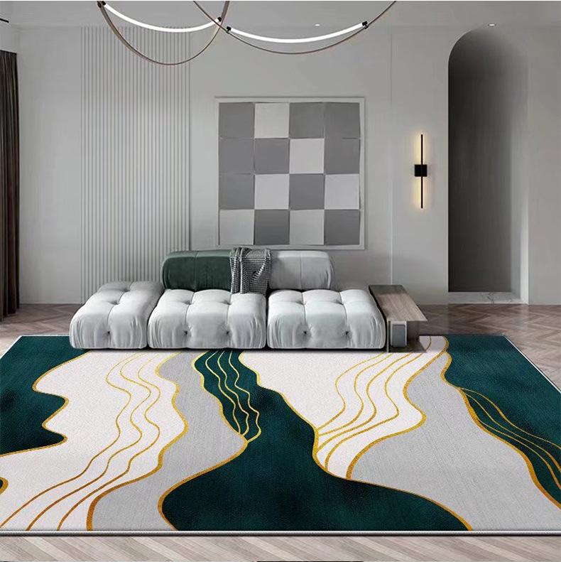 轻奢客厅地毯,卧室地毯,地毯地垫,几何地毯,满铺地毯