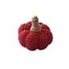 Adornos de Calabaza Tejidos a Mano de Hilo Nuevos Transfronterizos Adornos de Regalo de Halloween Muñecas de Calabaza Tejidas a Crochet con Hilo