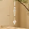 Decoración Navideña Colgante de Nuevo Producto Transfronterizo Perla de Hielo Gota de Agua Cadena Colgante Copo de Nieve Transparente Colgante Acrílico