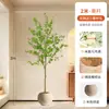 Planta Artificial Madeira de Cavalo Verde Planta Falsa Planta em Vaso Peça Decorativa Grande para Sala de Estar Campanula Japonesa Bonsai Artificial