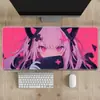 Alfombrilla de Ratón para Ordenador de Chica Demonio Gato Bidimensional de Anime, Alfombrilla Extra Grande para Escritorio, Alfombrilla de Ratón Gruesa para Gaming de Chicos de Esports