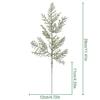 Plástico pinho cipreste pinho galhos simulação verde plantio agulhas de pinho de Natal acessórios para guirlanda DIY enfeites de decoração de casa atacado