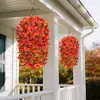 Colgante de Pared de Buganvilia de Otoño de Amazon Transfronterizo Planta de Simulación de Pesca Flor Artificial Decoración Interior y Exterior Paisajismo de Hotel