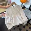 Garantia de Qualidade Seda Pura Antienvelhecimento Mulheres de Meia-idade Novo Estilo Chinês Estilo Nacional Primavera e Outono Jacquard Camada de Base Melhorada Camisa Superior Estilo Nacional