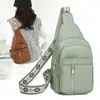 Bolsa de peito transfronteiriça novo estilo, bolsa feminina retrô e moderna, bolsa de ombro versátil e casual, bolsa transversal fashion, mochila feminina