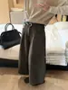 Colección de otoño de Suxinlan/YOUMO: Jeans de nueve puntos tipo globo, holgados, de estilo vintage y favorecedores 72678, vienen con cinturón